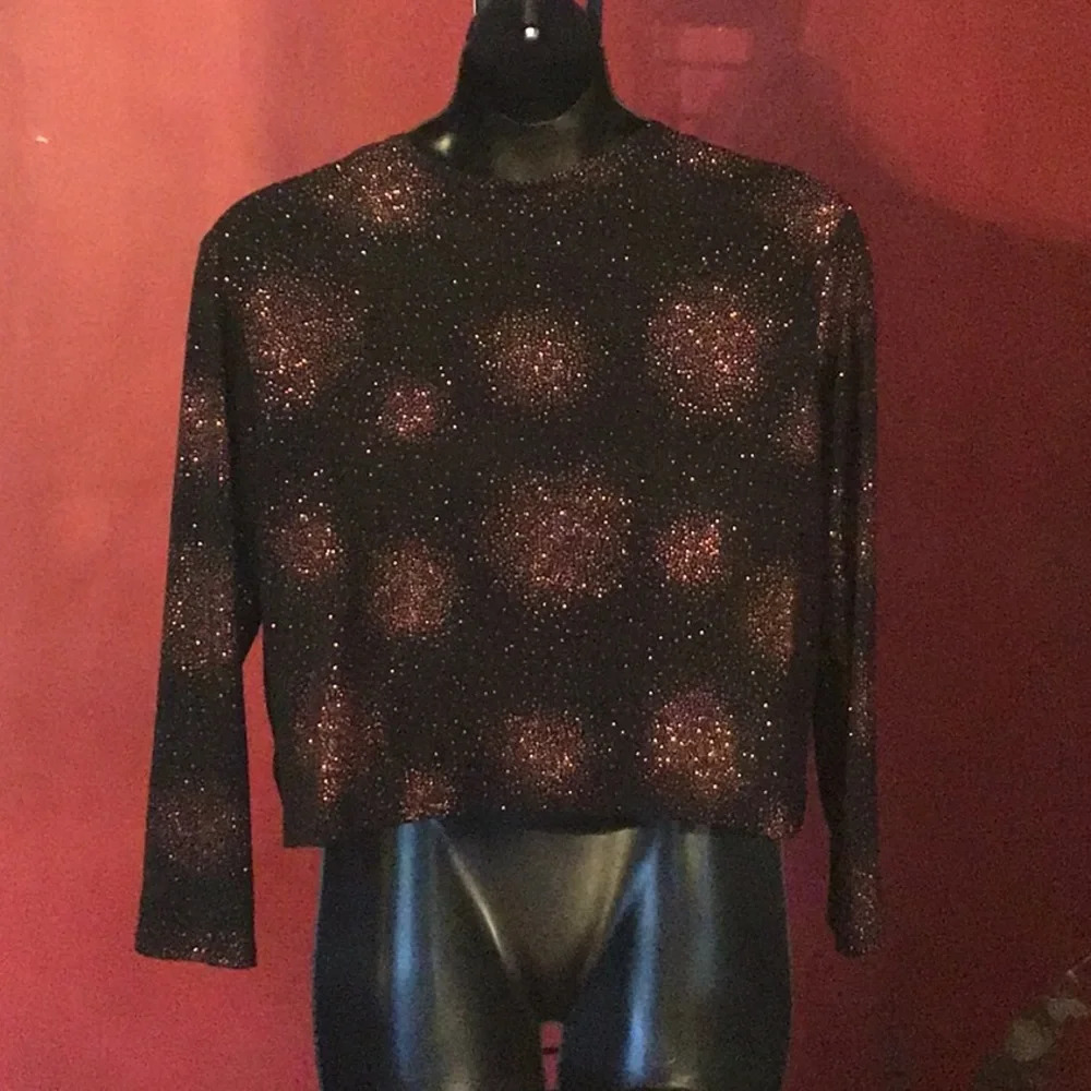 TRADITION SEQUINE SHRUG SIZE 14Tall - Picture 3 of 3